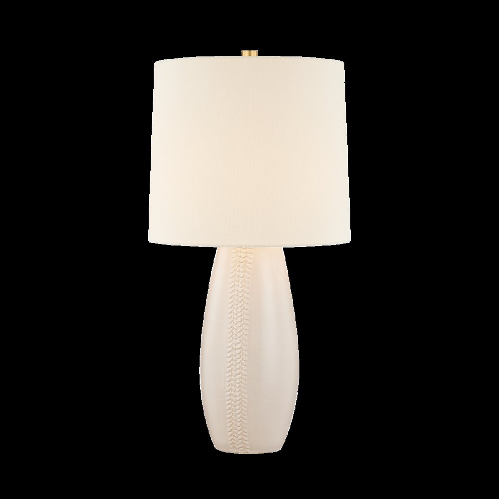 Shavani Table Lamp, Aged Brass. Picture 1