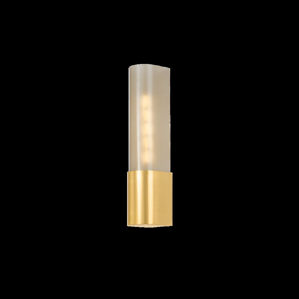 Somersville Wall Sconce, Aged Brass. Picture 1