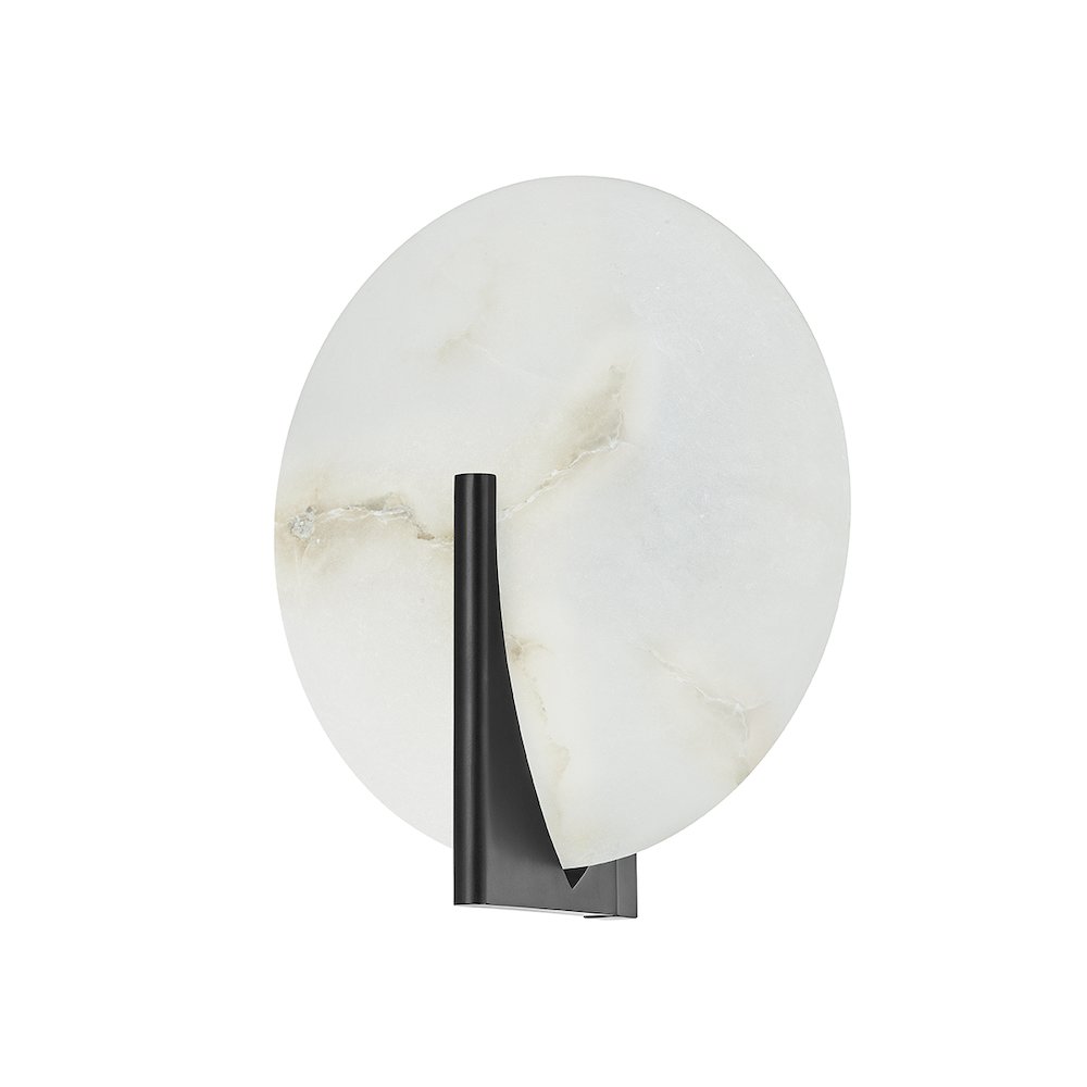 Asteria Wall Sconce, Black Brass. Picture 1