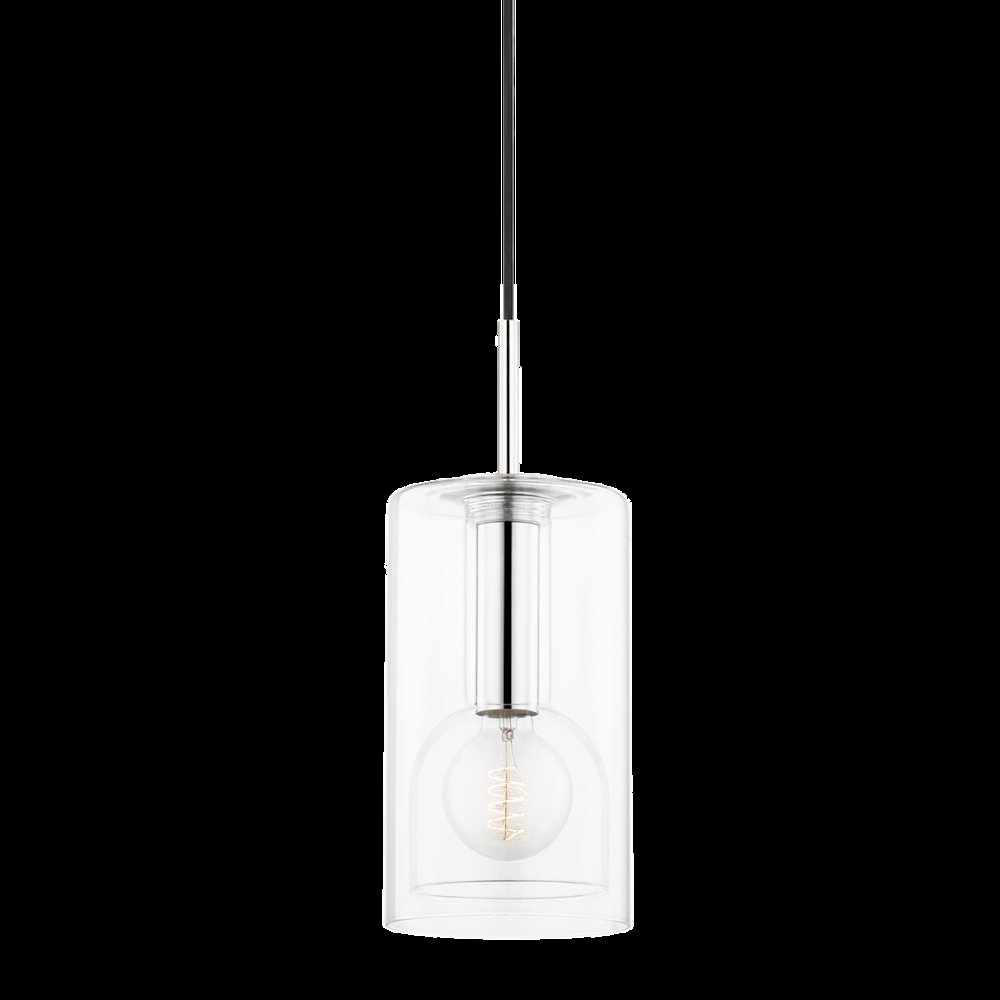 Belinda Pendant, Polished Nickel. Picture 1