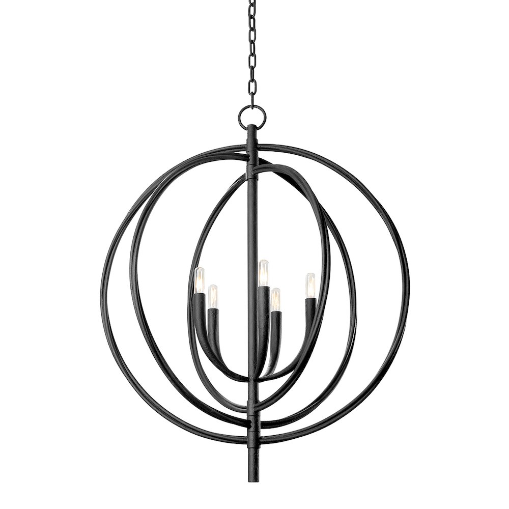Fillea Pendant, Black Iron. Picture 1