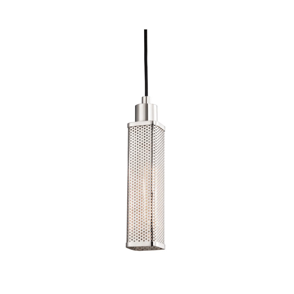 Gibbs Pendant, Polished Nickel. Picture 1