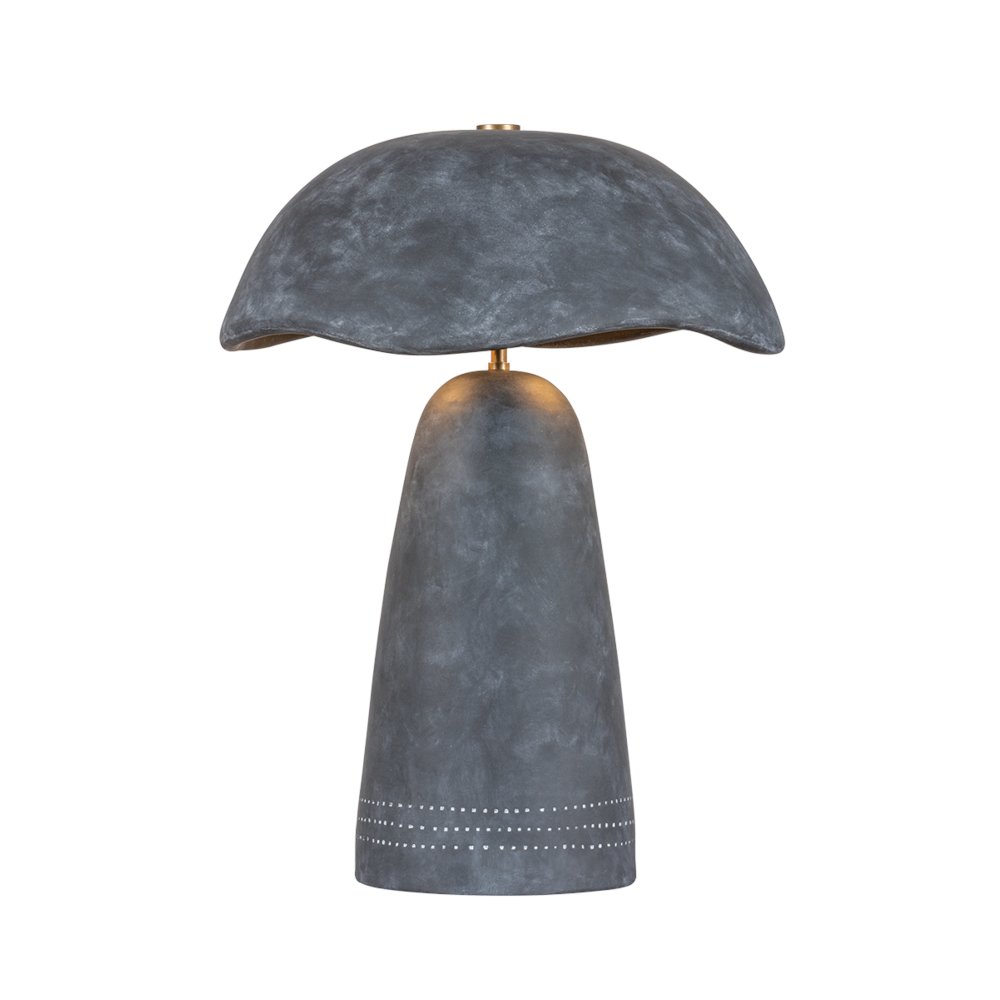 Soloma Table Lamp, Patina Brass. Picture 1