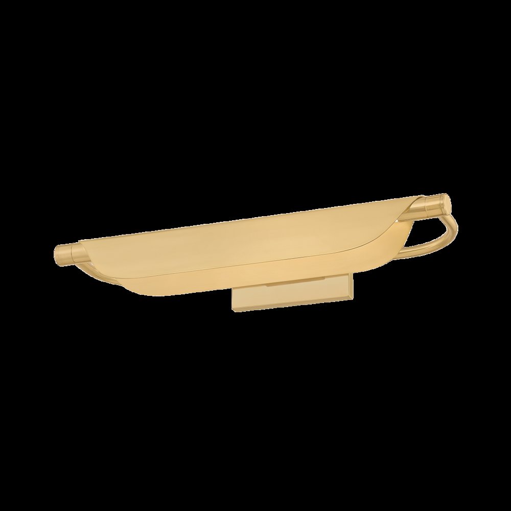 Tinwald Picture Light, Aged Brass. Picture 1