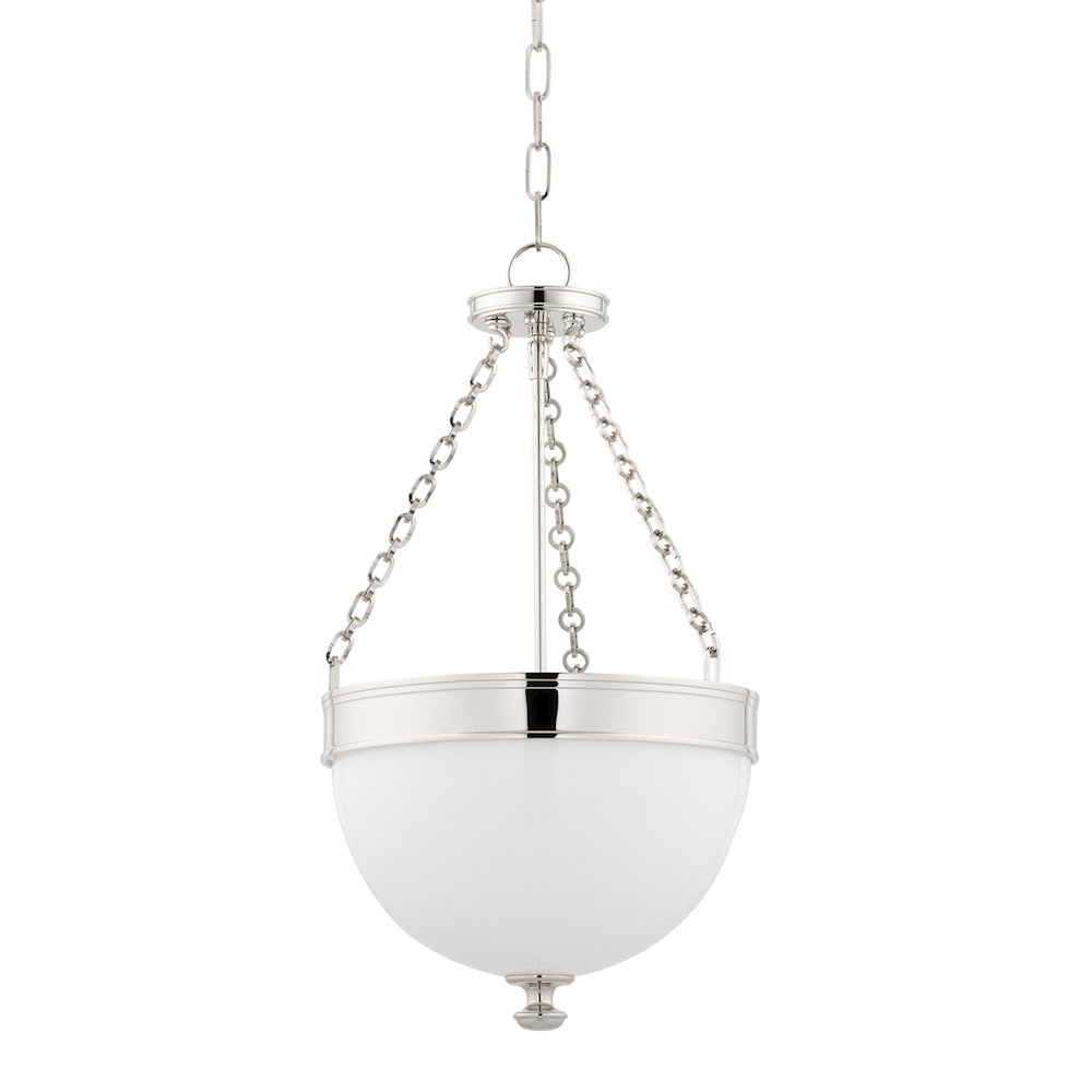 Barrington Pendant, Polished Nickel. Picture 1