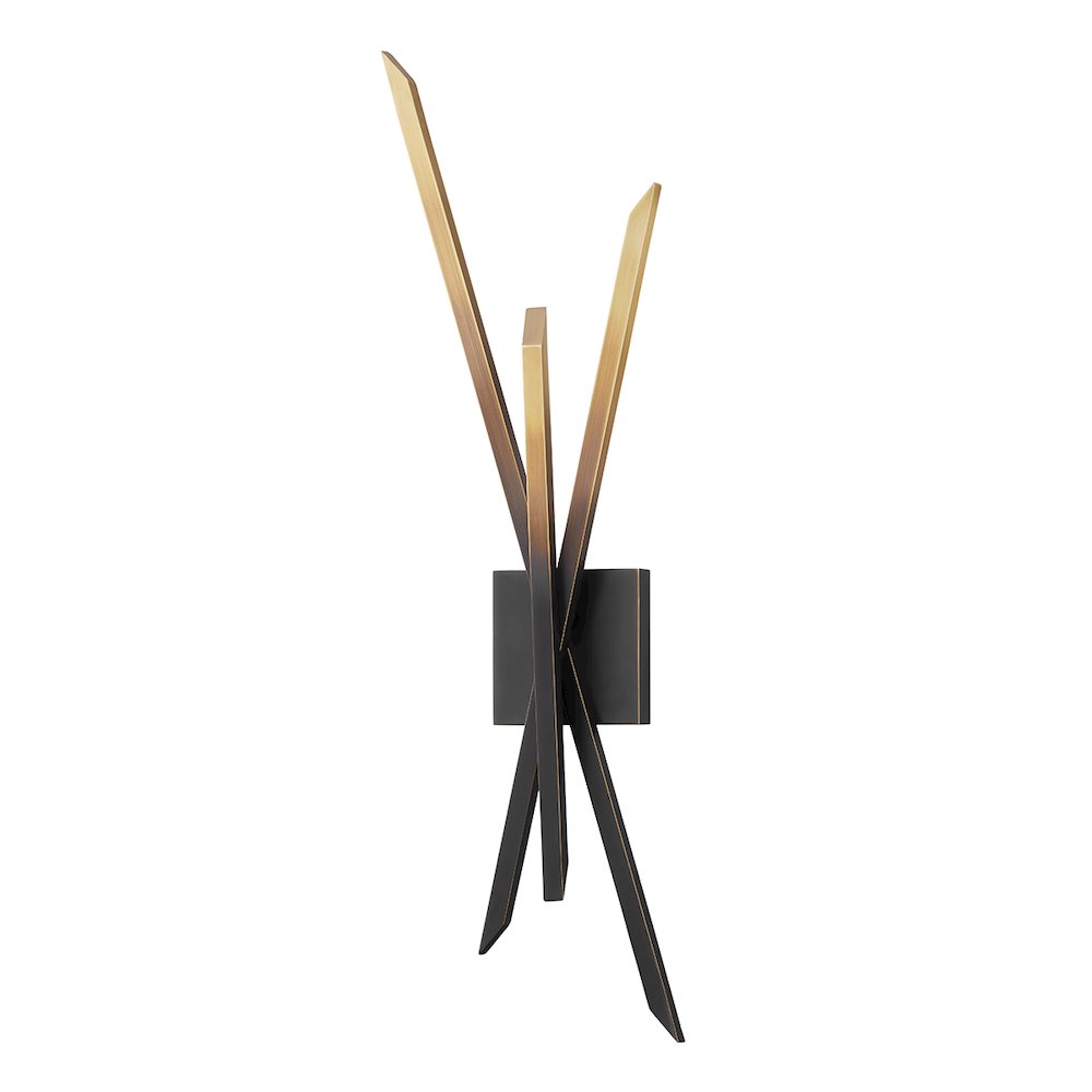 Gansevoort Wall Sconce, Gradient Brass. Picture 1