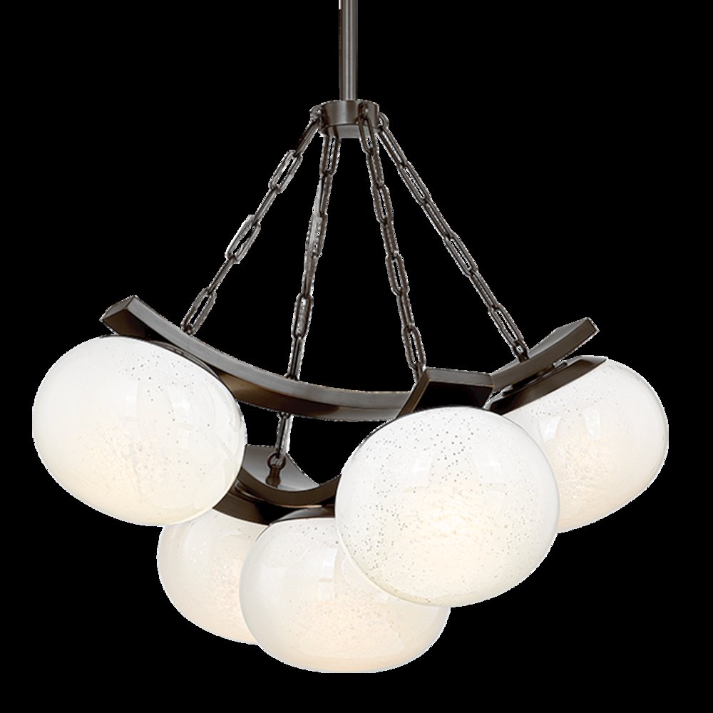 Duxbury Chandelier, Distressed Bronze. Picture 1