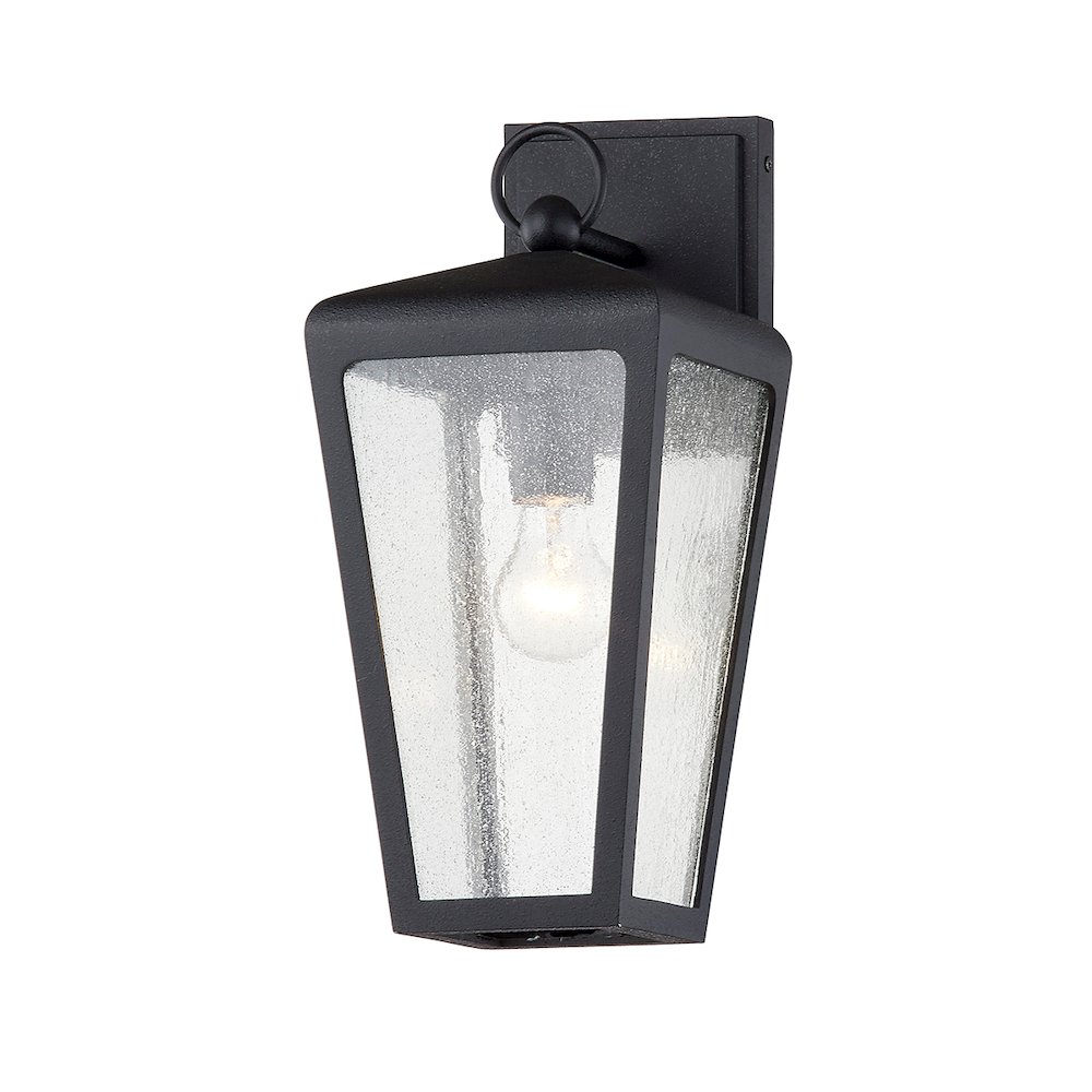 Mariden Exterior Wall Sconce, Textured Iron. Picture 1
