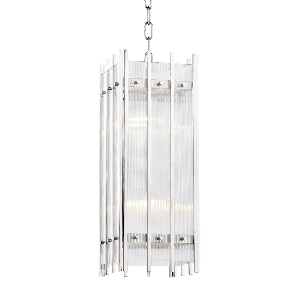 Wooster Lantern, Polished Nickel. Picture 1