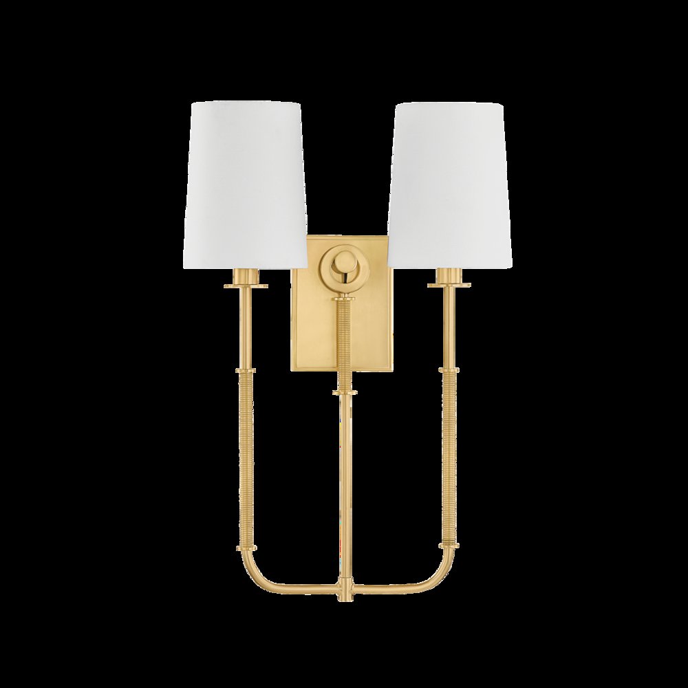 Glenmont Wall Sconce, Aged Brass. Picture 1