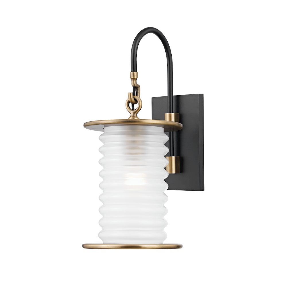 Danvers Wall Sconce, Patina Brass. Picture 1