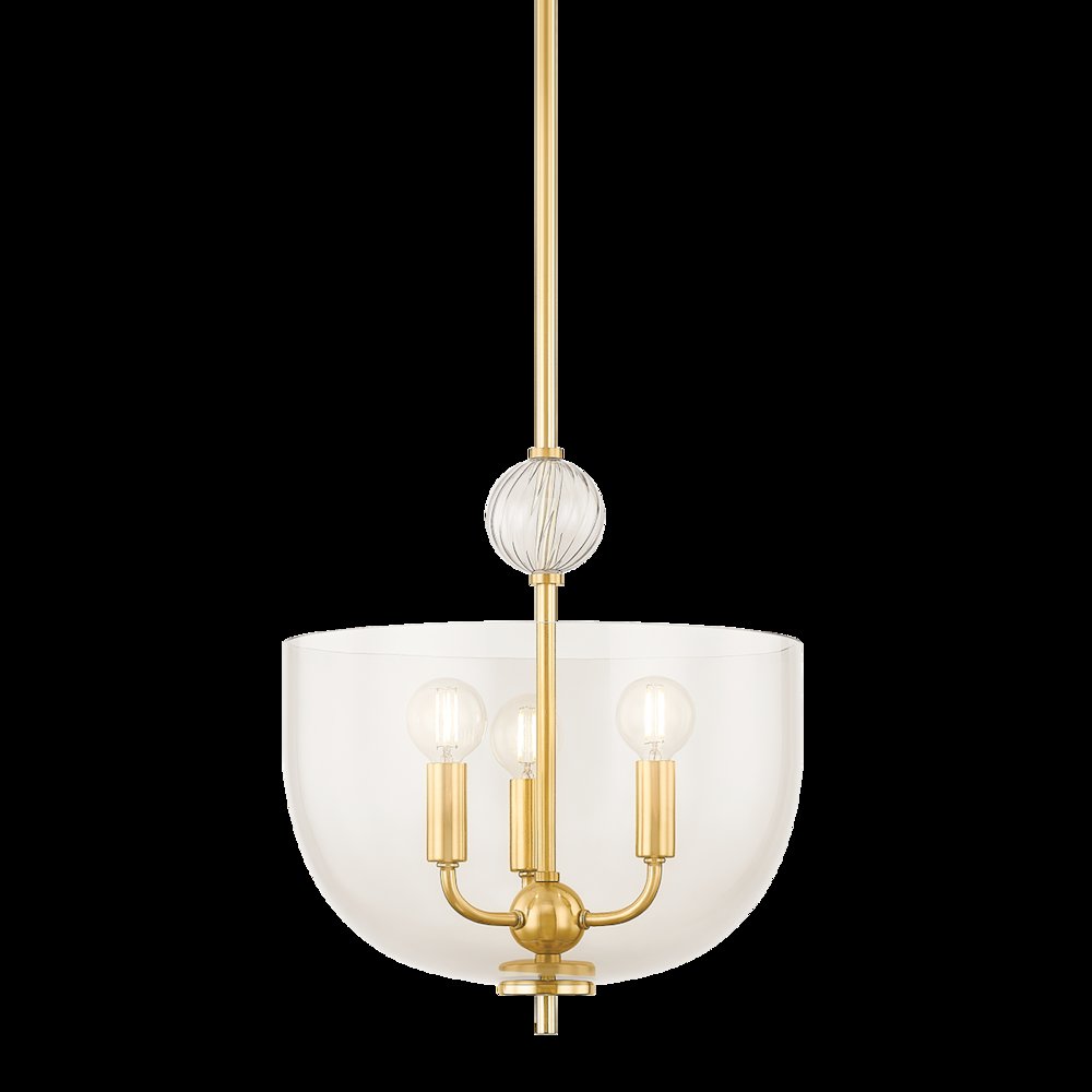 Arianne Lantern, Aged Brass. Picture 1