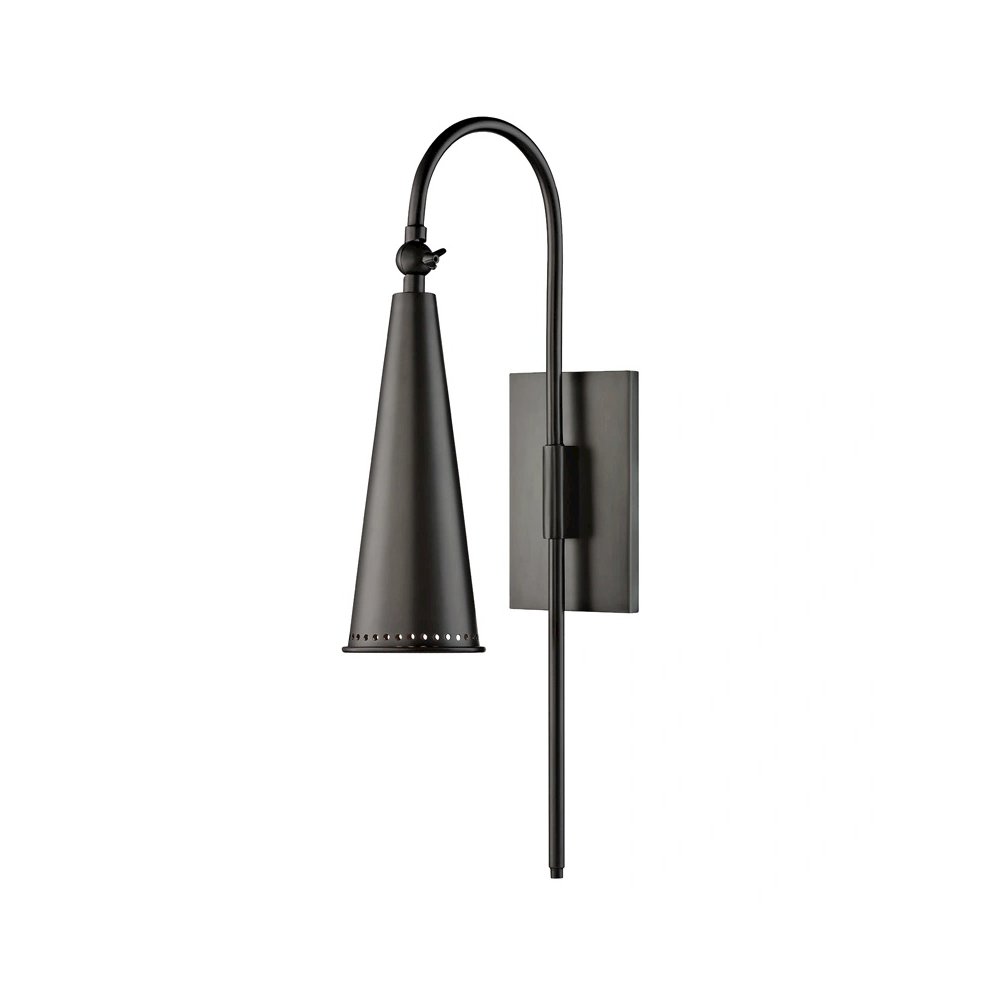 Alva Wall Sconce In Old Bronze Color. Picture 1