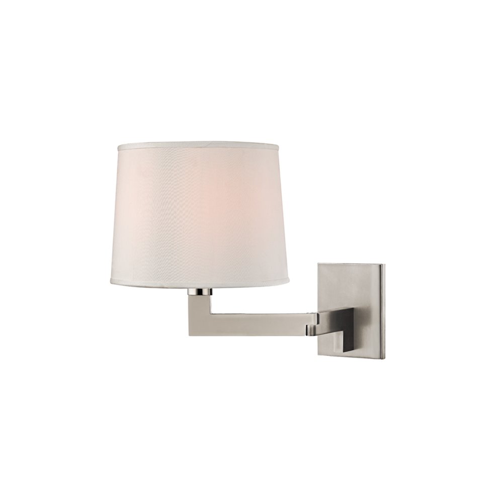 Fairport Wall Sconce, Polished Nickel. Picture 1