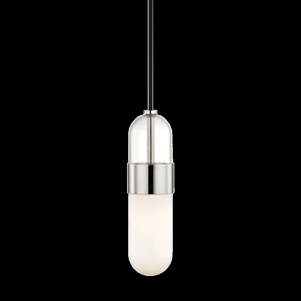 Emilia Pendant, Polished Nickel. Picture 1