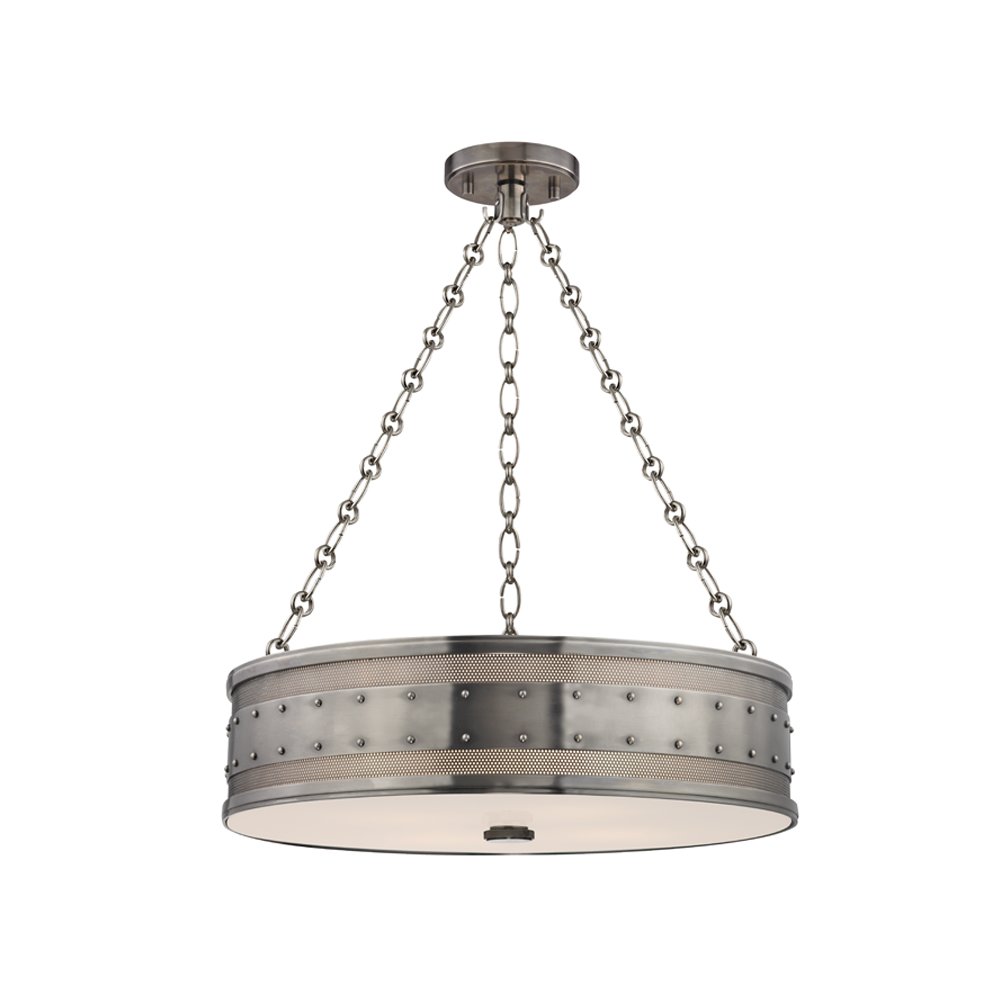 Gaines Chandelier, Historic Nickel. Picture 1