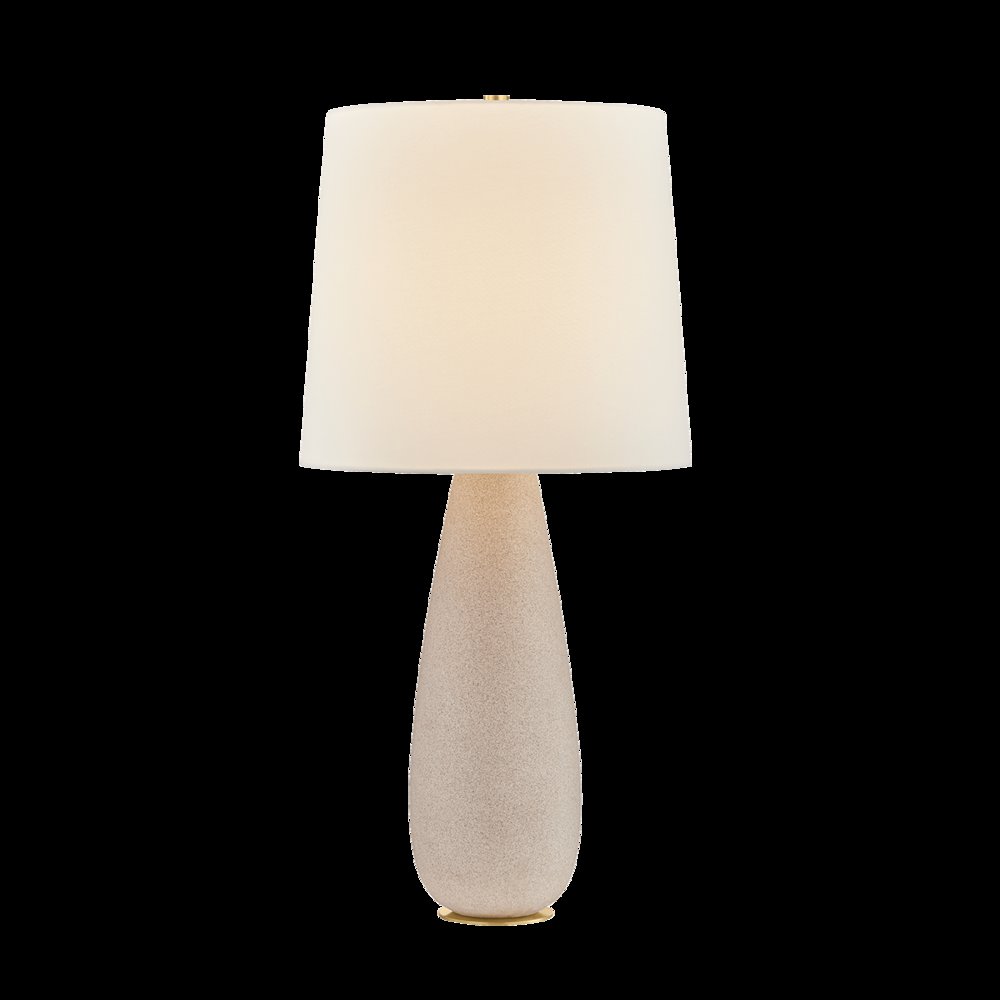 Neelytown Table Lamp, Aged Brass. Picture 1