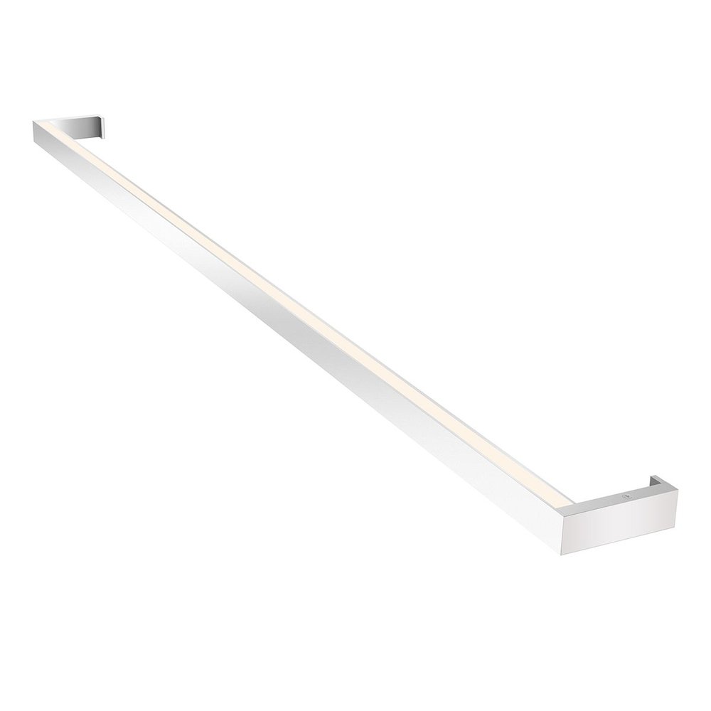 Thin-Line Wall Sconce, Bright Satin Aluminum. Picture 1