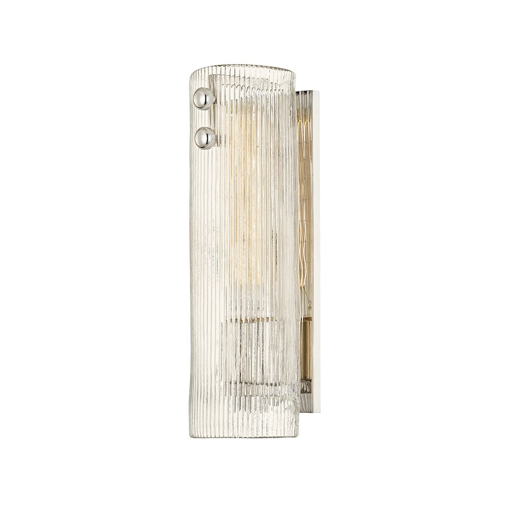 Prospect Park Wall Sconce In Polished Nickel Color. Picture 1