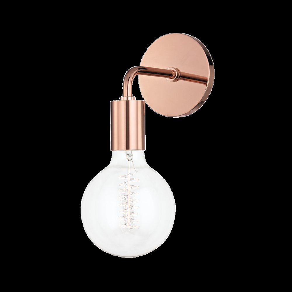 Ava Wall Sconce, Polished Copper. Picture 1