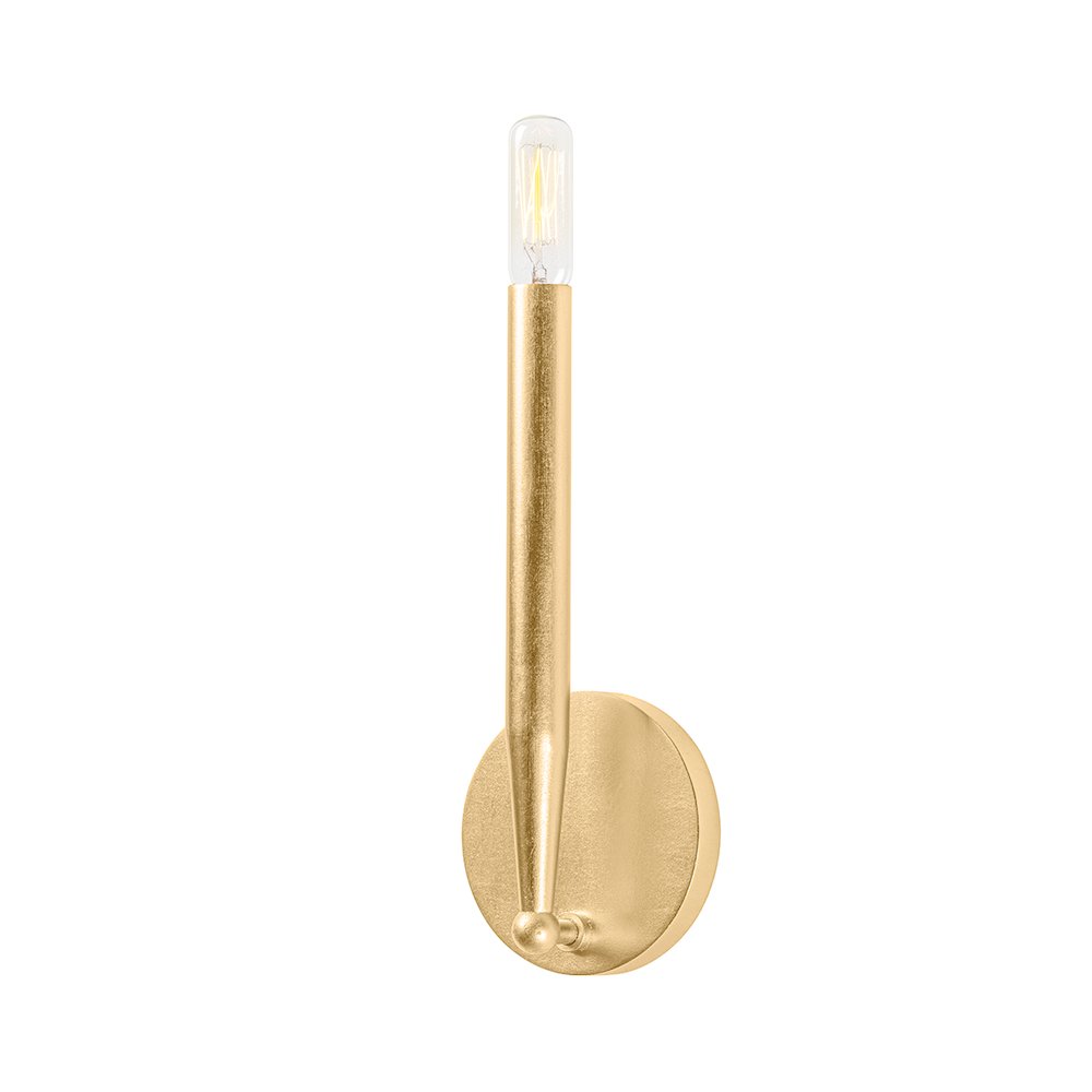 Levi Wall Sconce, Gold Leaf. Picture 1