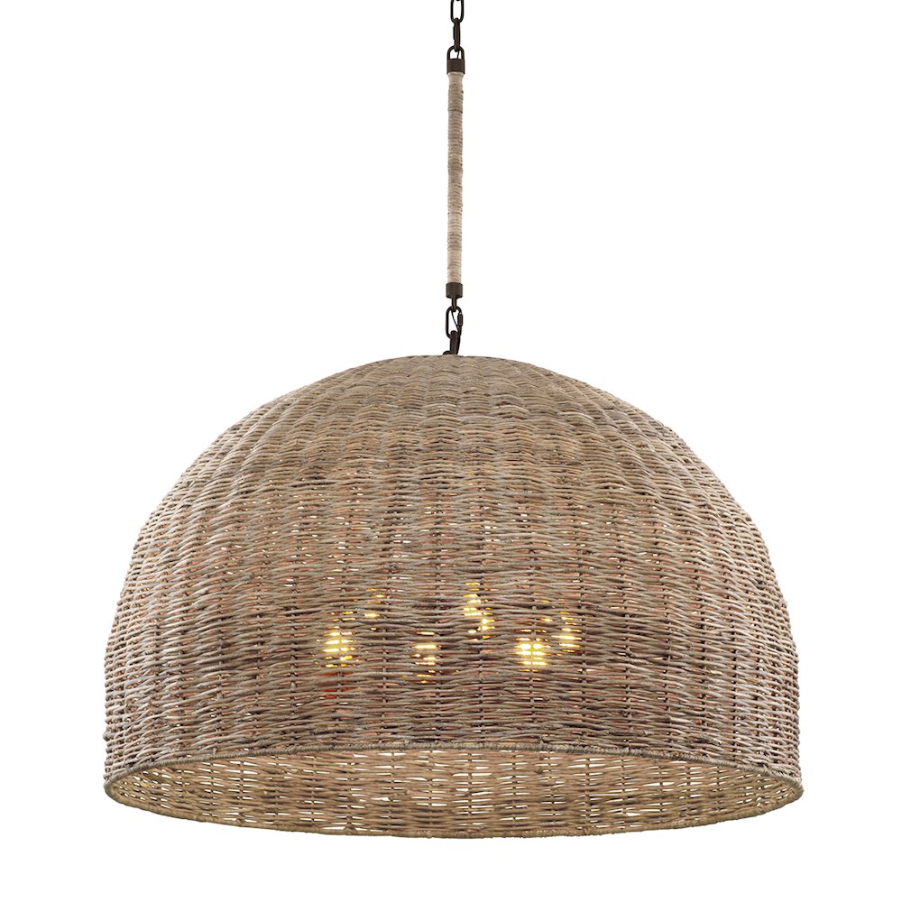 Huxley Chandelier, Textured Bronze. Picture 1