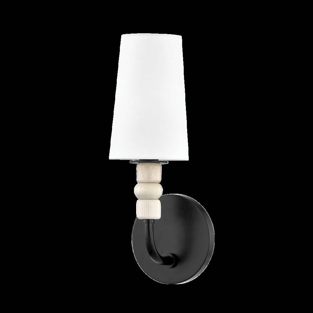 Casey Wall Sconce, Soft Black. Picture 1