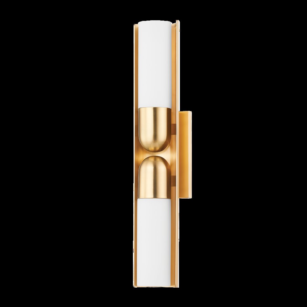 Paolo Wall Sconce, Aged Brass. Picture 1