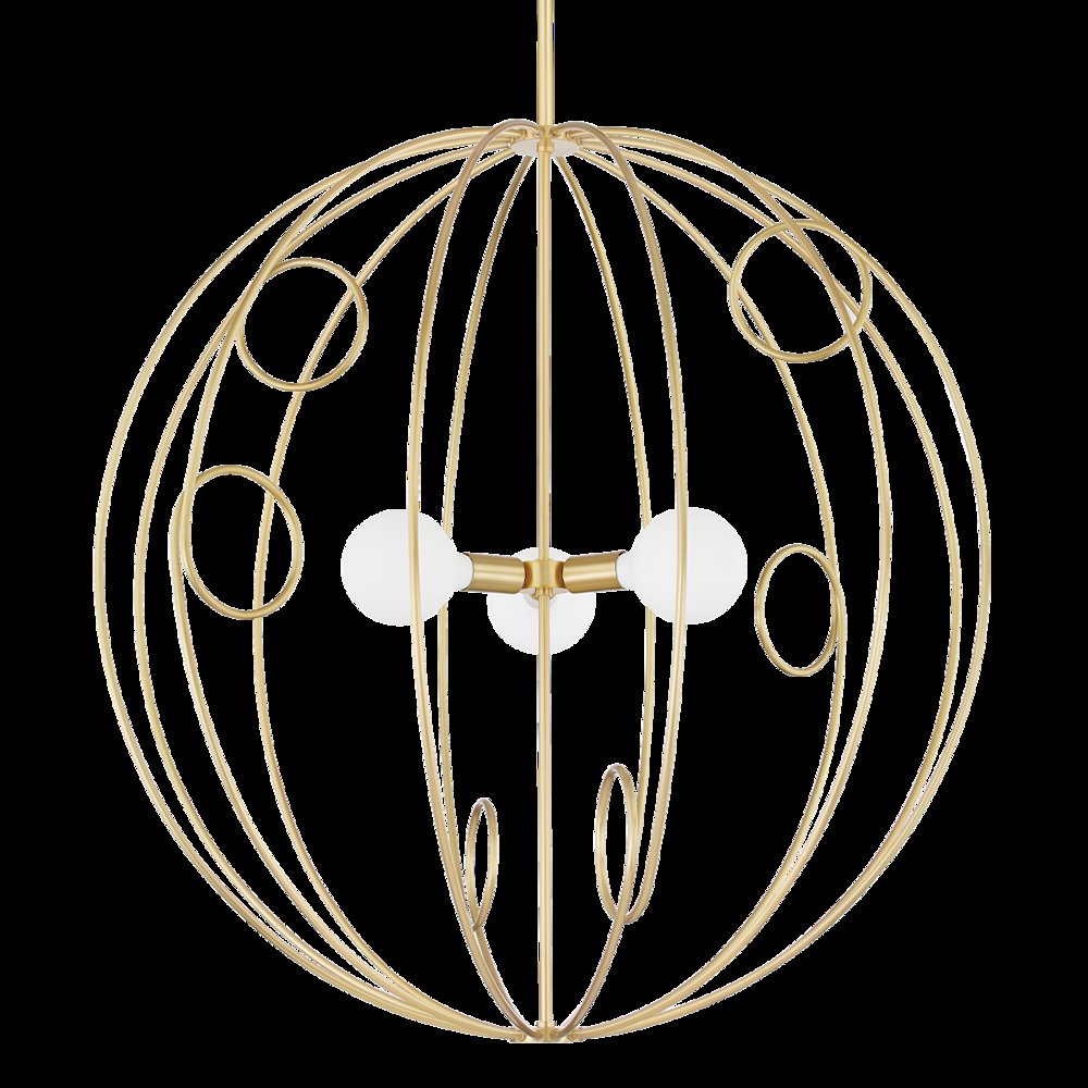 Alanis Pendant, Aged Brass. Picture 1