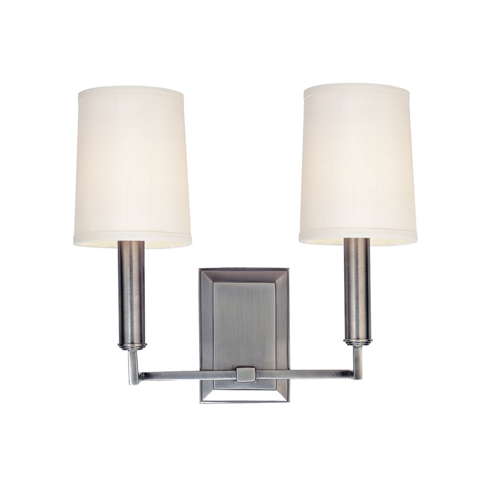 Clinton Wall Sconce, Polished Nickel. Picture 1