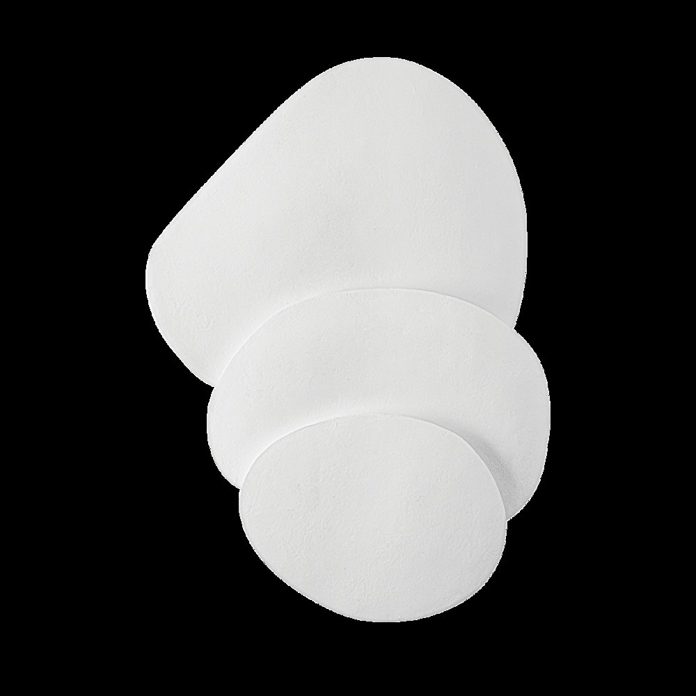 Akemi Wall Sconce, Gesso White. Picture 1