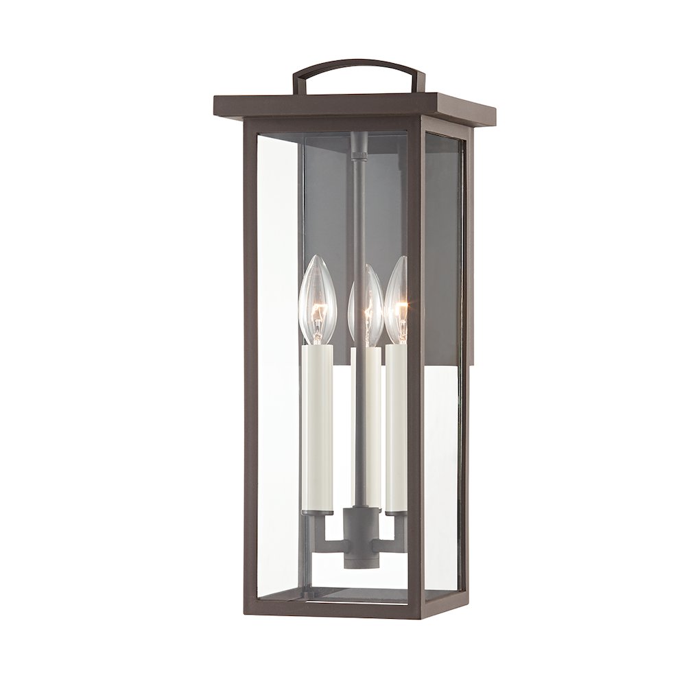 Eden Exterior Wall Sconce, Textured Bronze. Picture 1