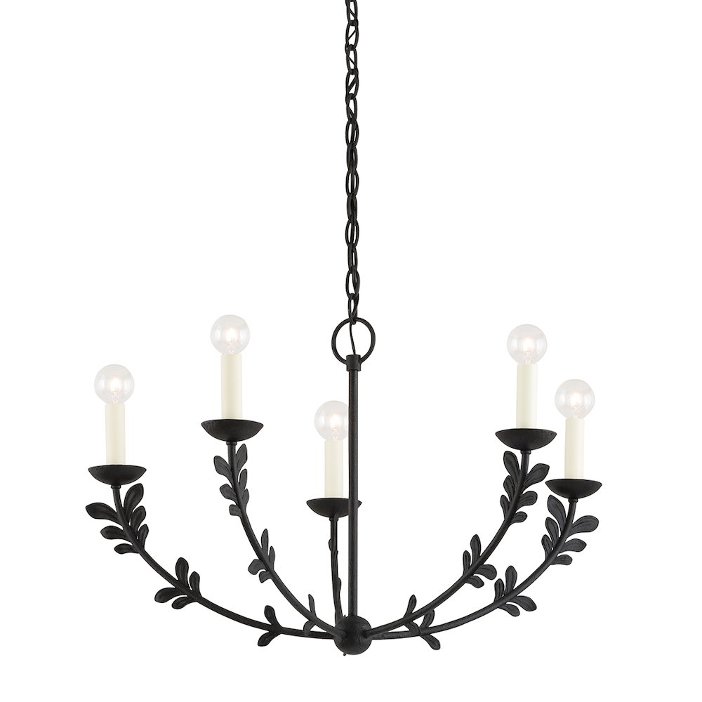 Florian Chandelier, Black Iron. Picture 1