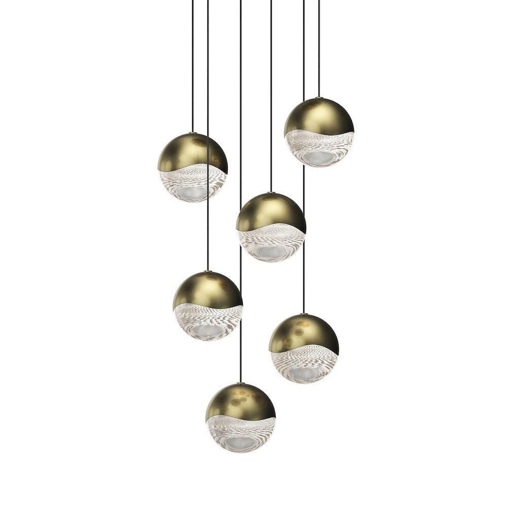 Grapes Pendant, Brass. Picture 1