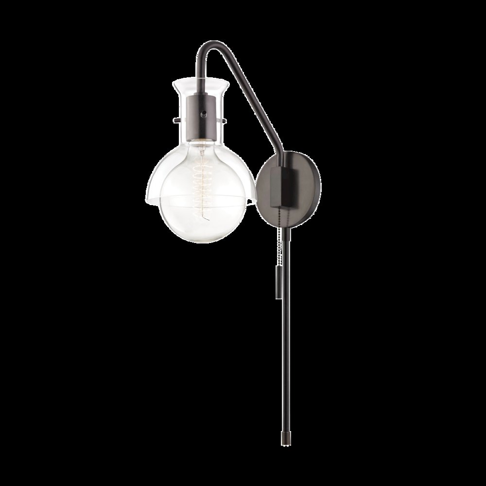 Riley Plug-In Sconce, Old Bronze. Picture 1