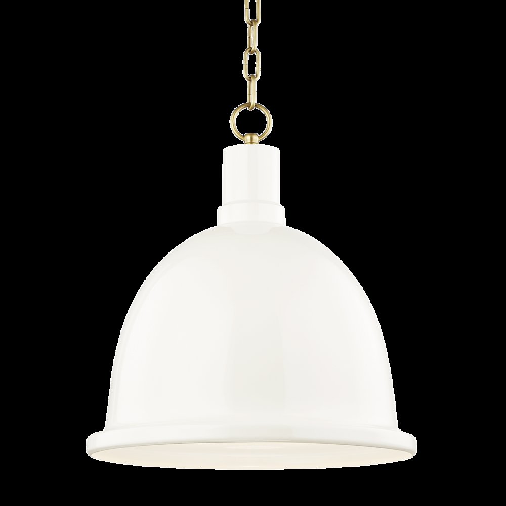 Blair Pendant, Aged Brass. Picture 1
