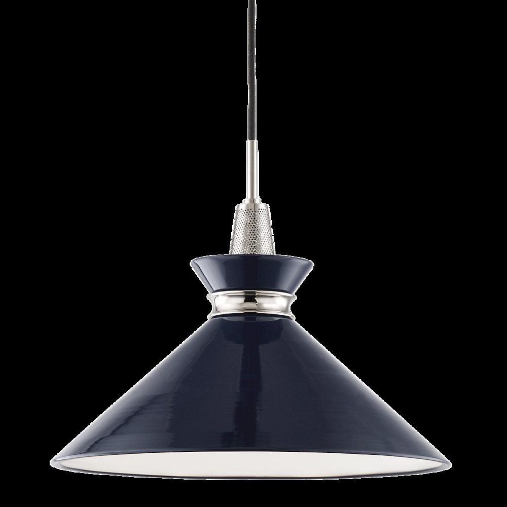 Kiki Pendant, Polished Nickel. Picture 1