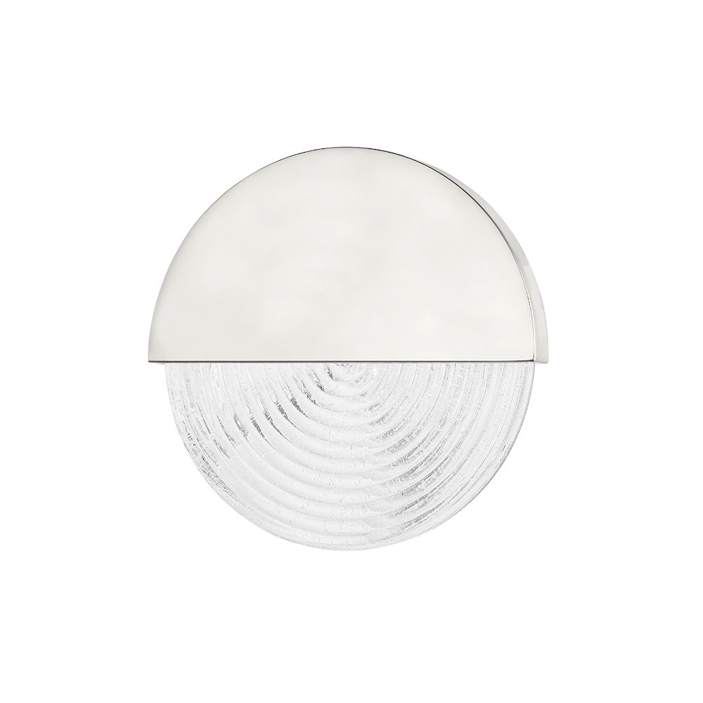 Middlebury Flush Mount In Polished Nickel Color. Picture 1