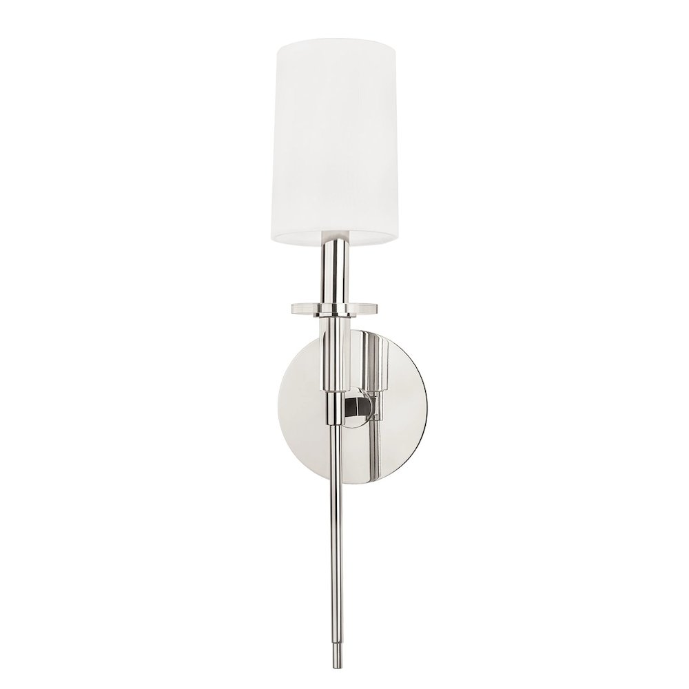 Amherst Wall Sconce In Polished Nickel Color. Picture 1