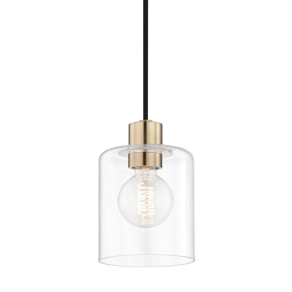 Hinsdale Wall Sconce In Aged Brass Color. Picture 2