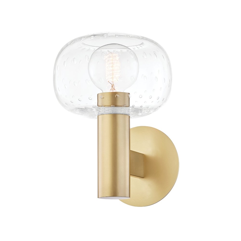 Stratford Wall Sconce In Aged Brass Color. Picture 3