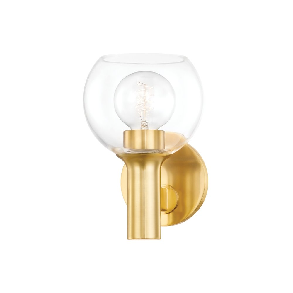 Stratford Wall Sconce In Aged Brass Color. Picture 4