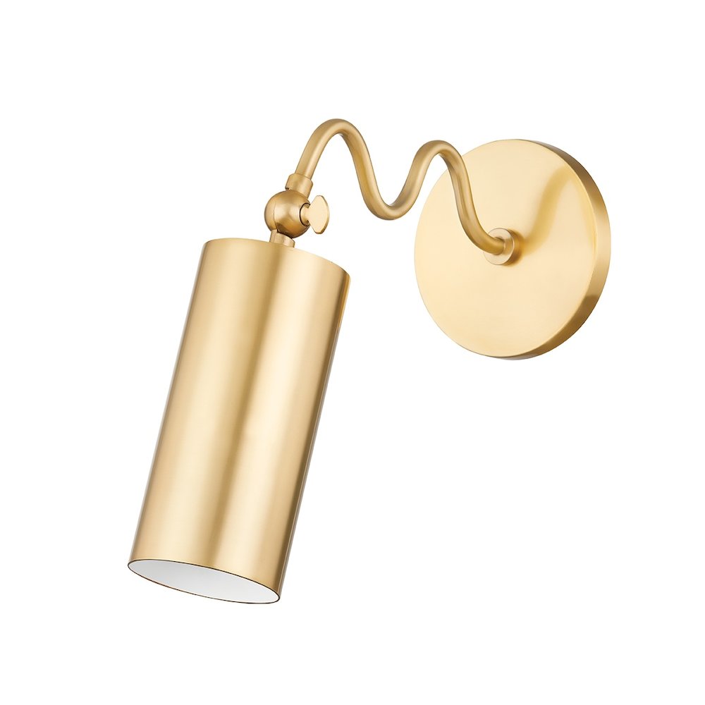 Bruckner Wall Sconce In Aged Brass Color. Picture 10