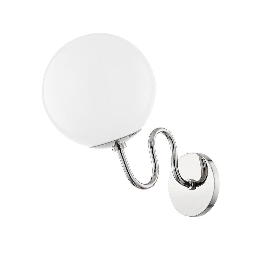 Bruckner Wall Sconce In Polished Nickel Color. Picture 6