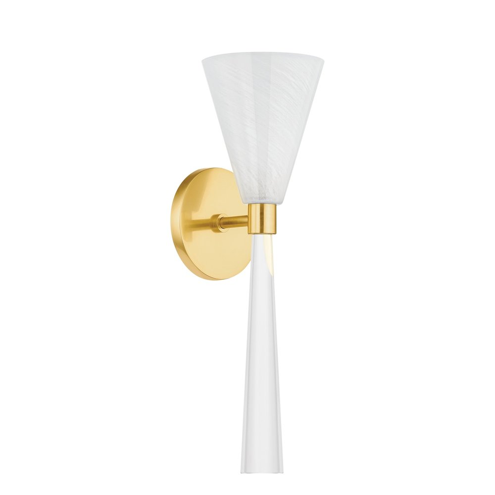 Bruckner Wall Sconce In Aged Brass Color. Picture 12