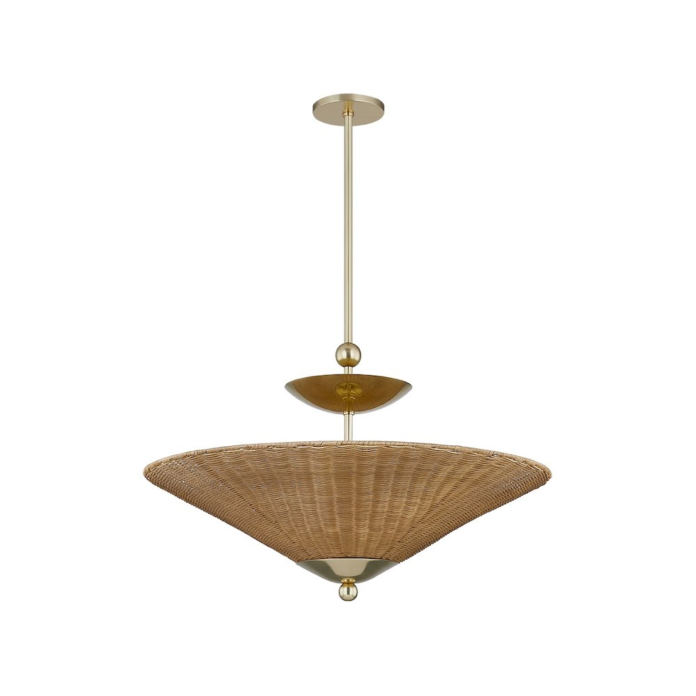 Hinsdale Wall Sconce In Aged Brass Color. Picture 6