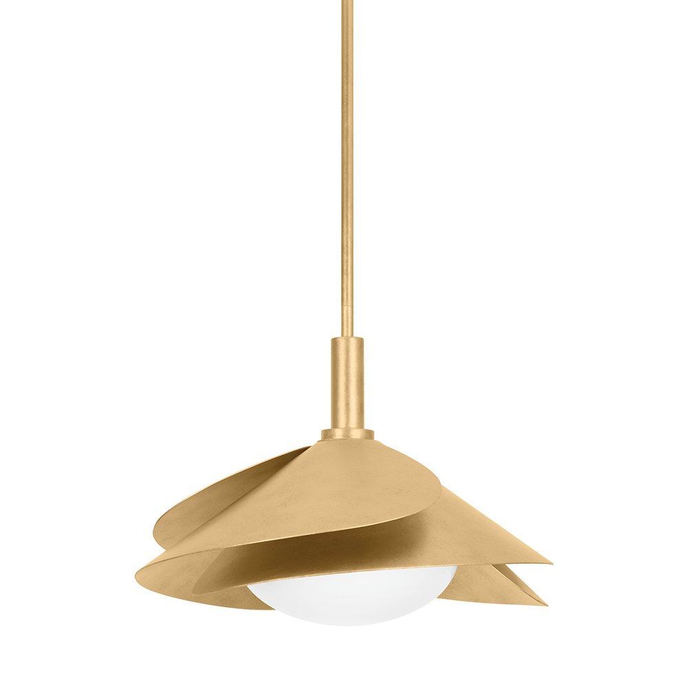 Brookhaven Pendant, Vintage Gold Leaf. Picture 1