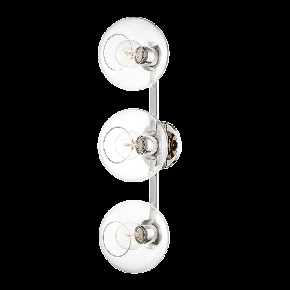 Margot Wall Sconce, Polished Nickel. Picture 1