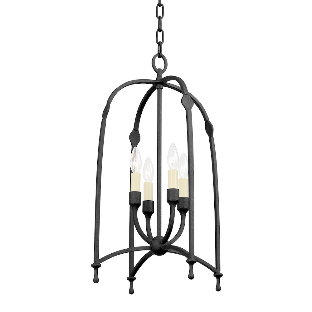 Rhett Lantern, Black Iron. Picture 1