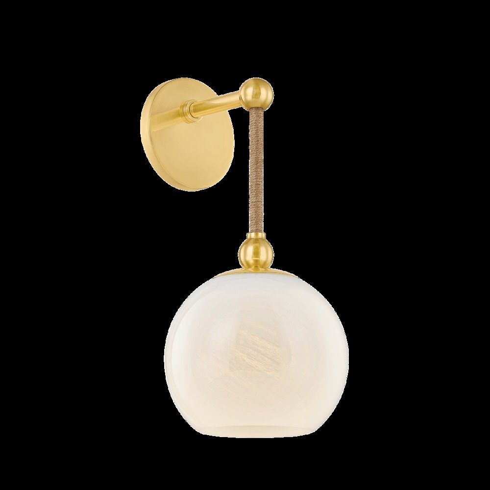 Abbie Wall Sconce, Aged Brass. Picture 1